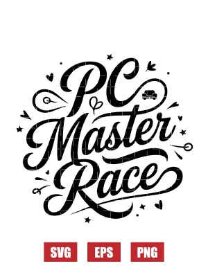 PC Master Race Svg