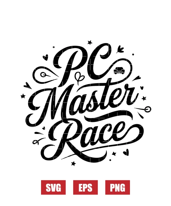 PC Master Race Svg