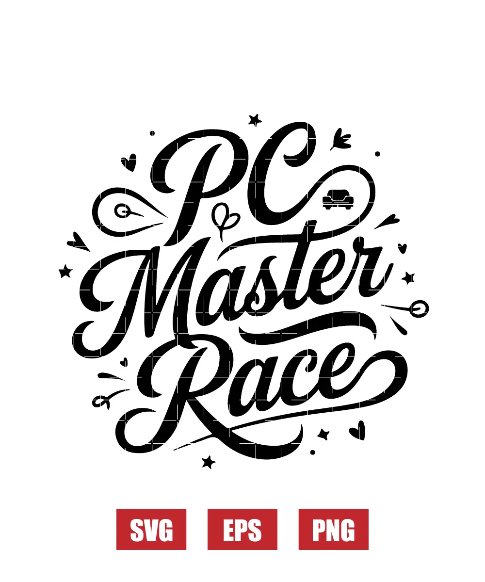 PC Master Race Svg