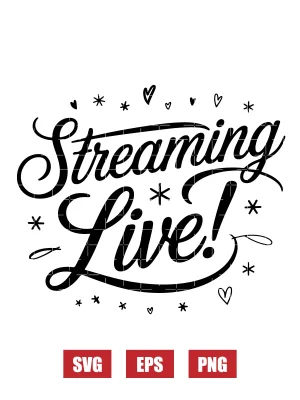 Streaming Live! Svg