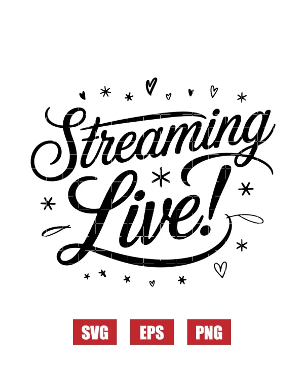 Streaming Live! Svg