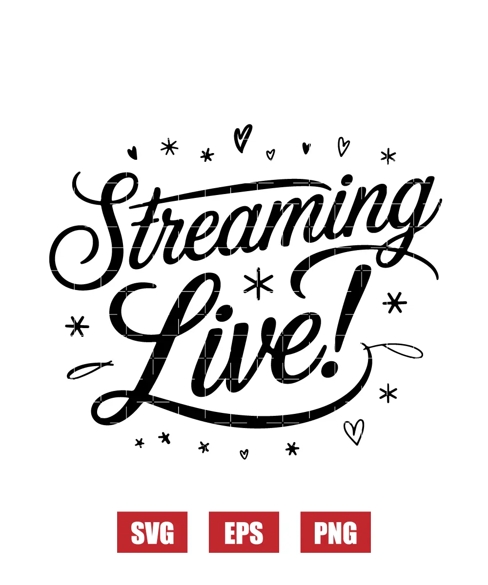 Streaming Live! Svg