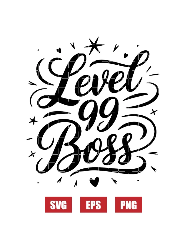 Level 99 Boss Svg