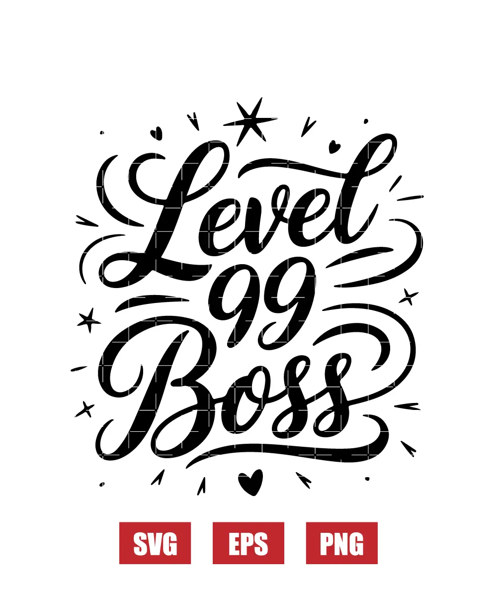 Level 99 Boss Svg