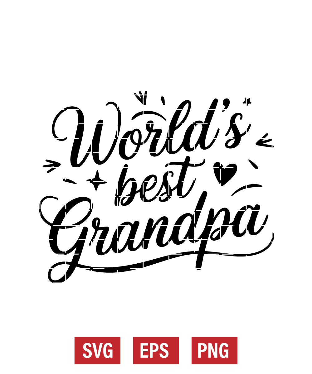 World’s Best Grandpa Svg