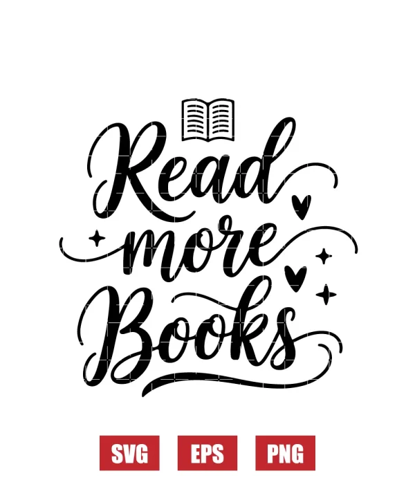 Read More Books Svg