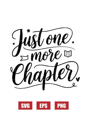 Just One More Chapter Svg