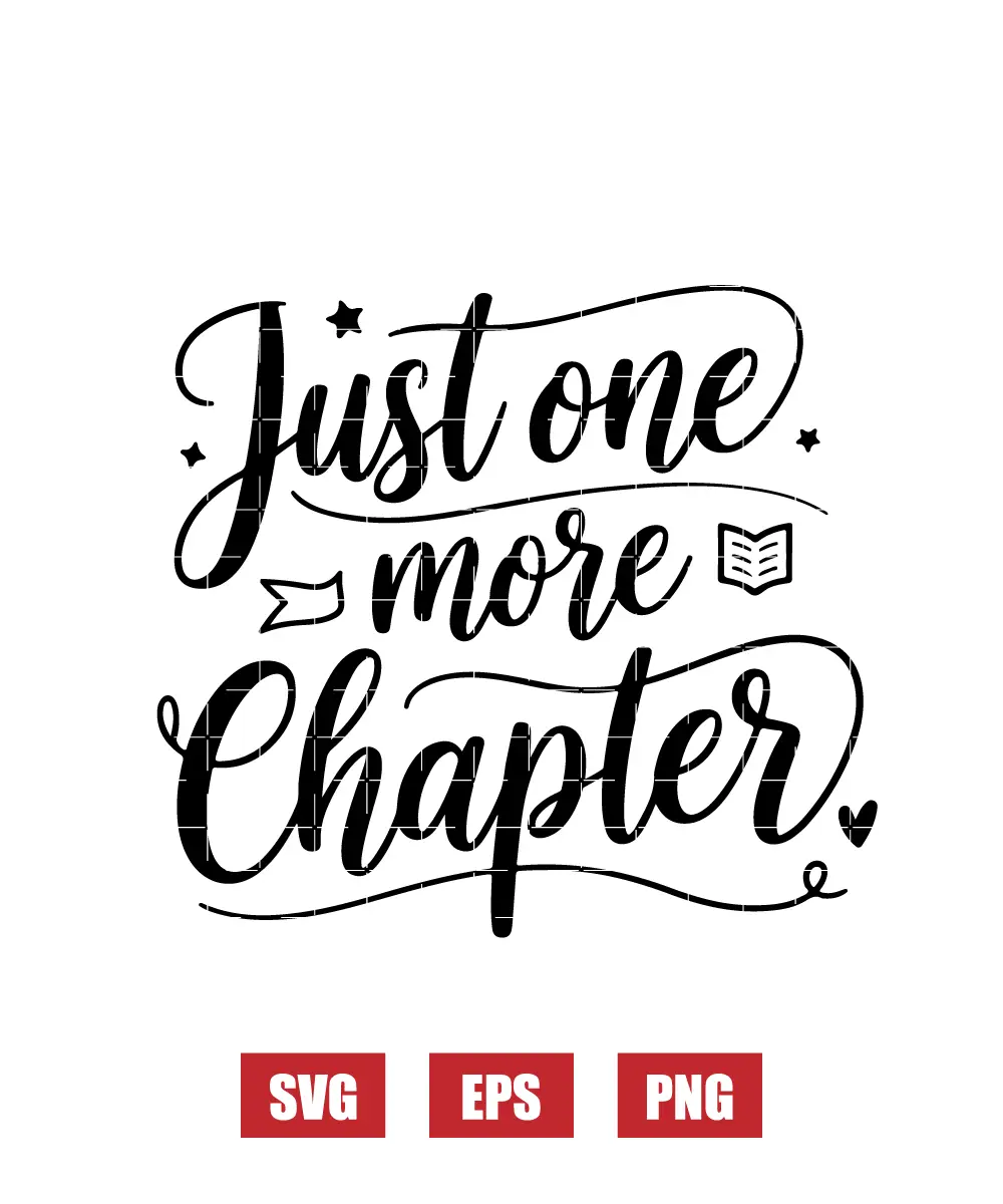 Just One More Chapter Svg