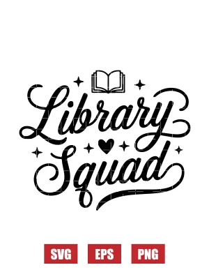Library Squad Svg