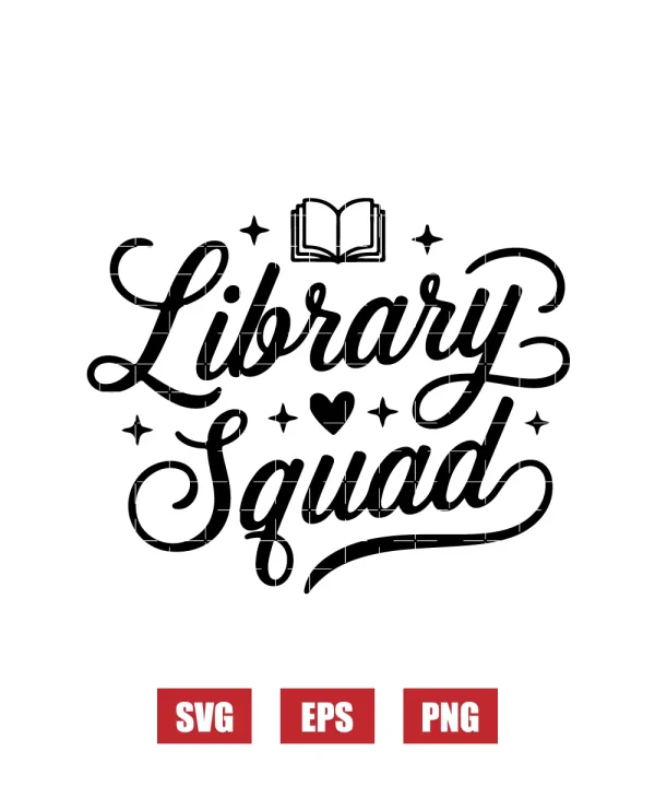 Library Squad Svg