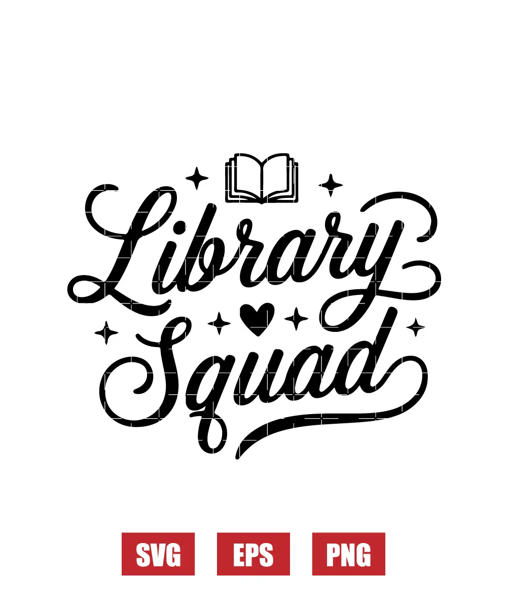 Library Squad Svg