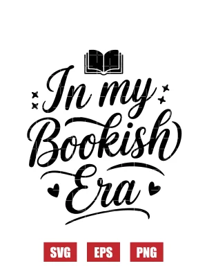 In My Bookish Era Svg