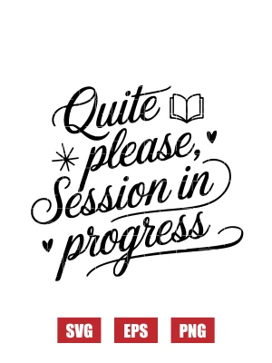 Quite Please, Session In Progress Svg