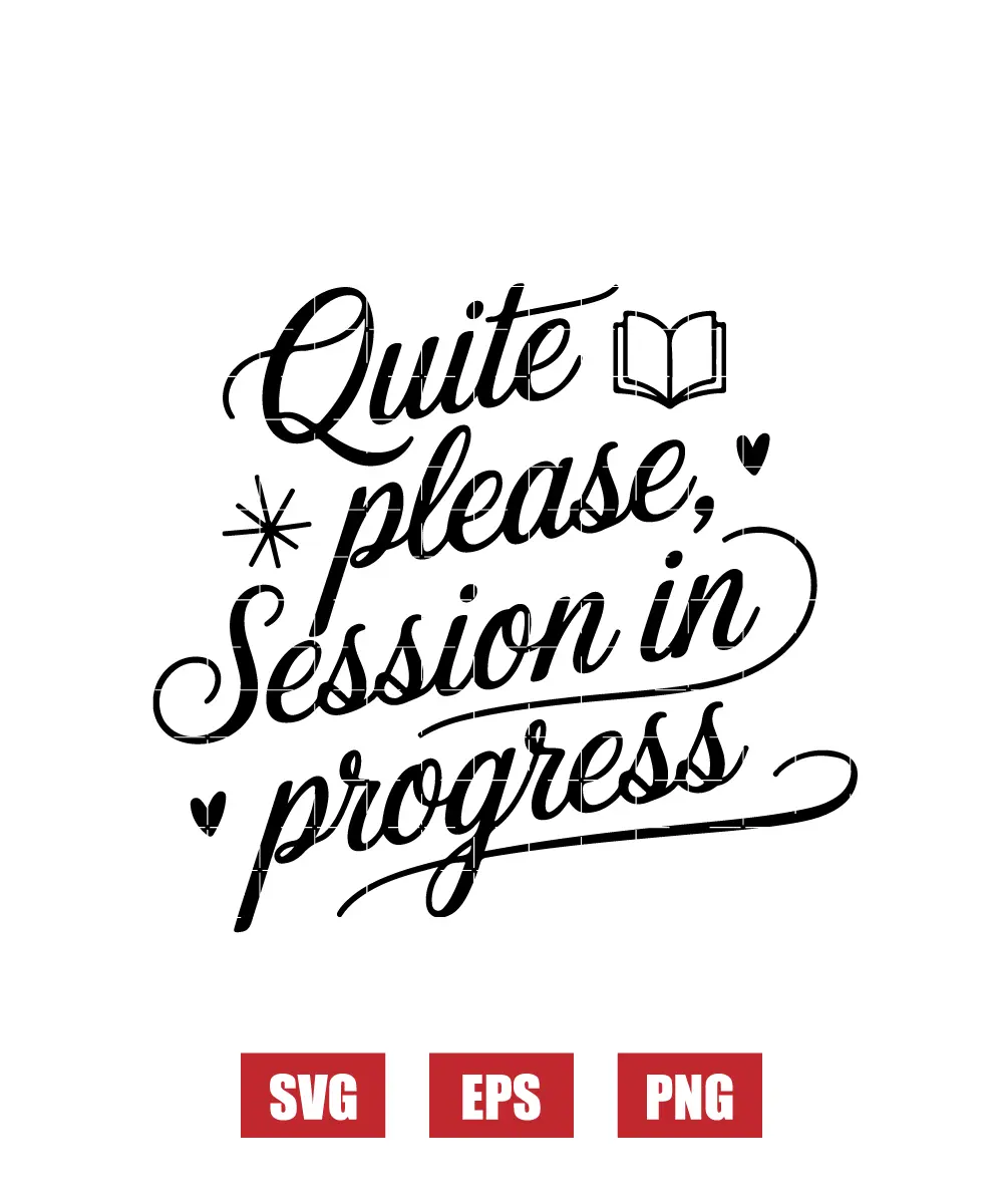 Quite Please, Session In Progress Svg