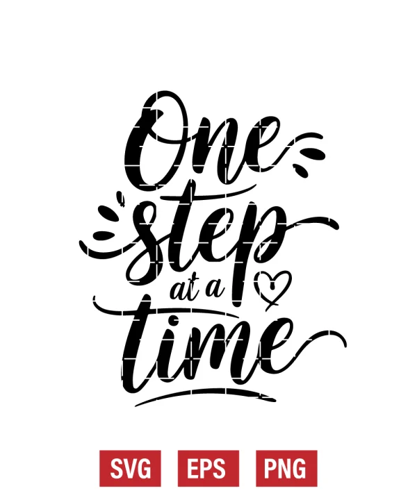 One Step at a Time Svg