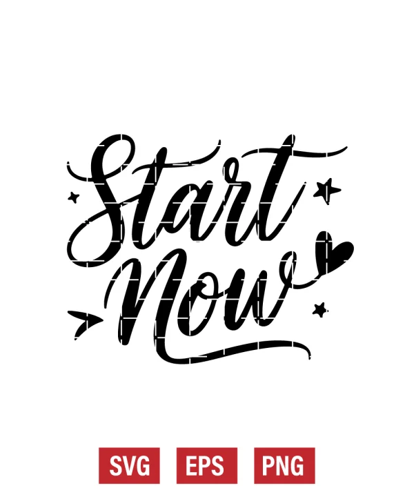 Start Now Svg