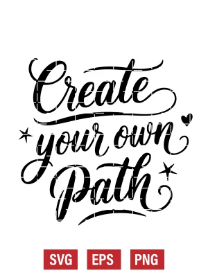 Create Your Own Path Svg