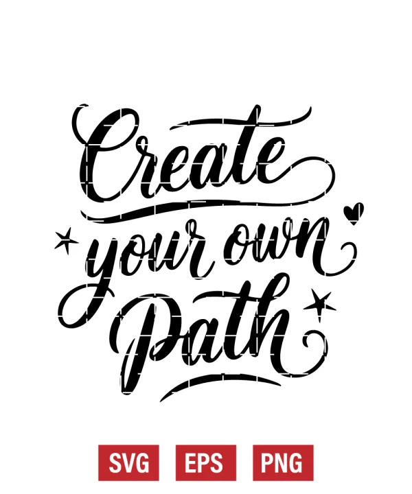 Create Your Own Path Svg