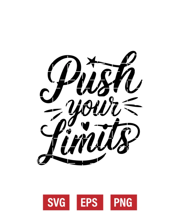 Push Your Limits Svg