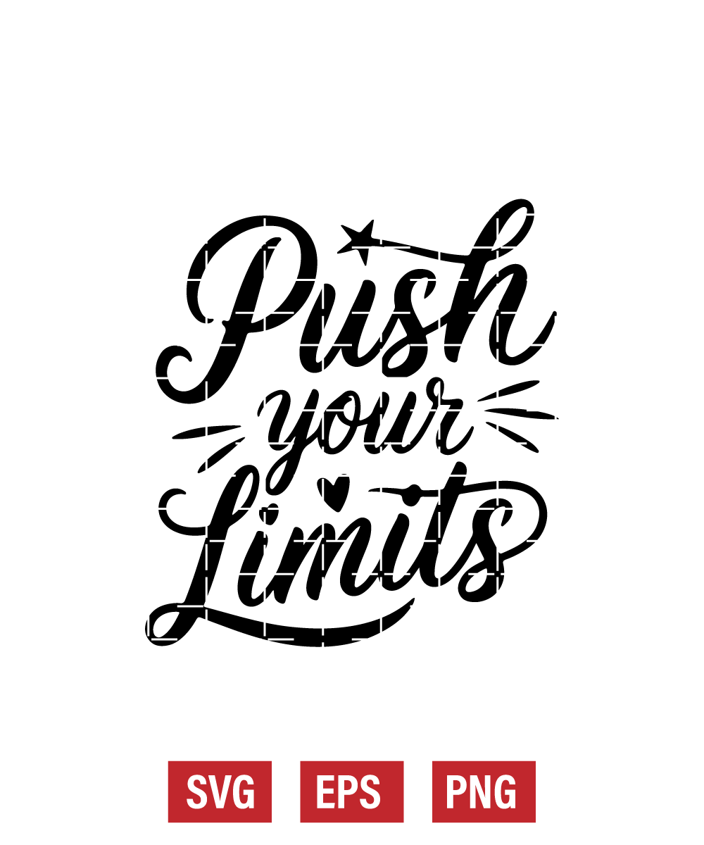 Push Your Limits Svg