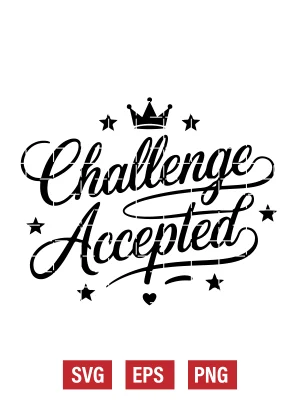 Challenge Accepted Svg