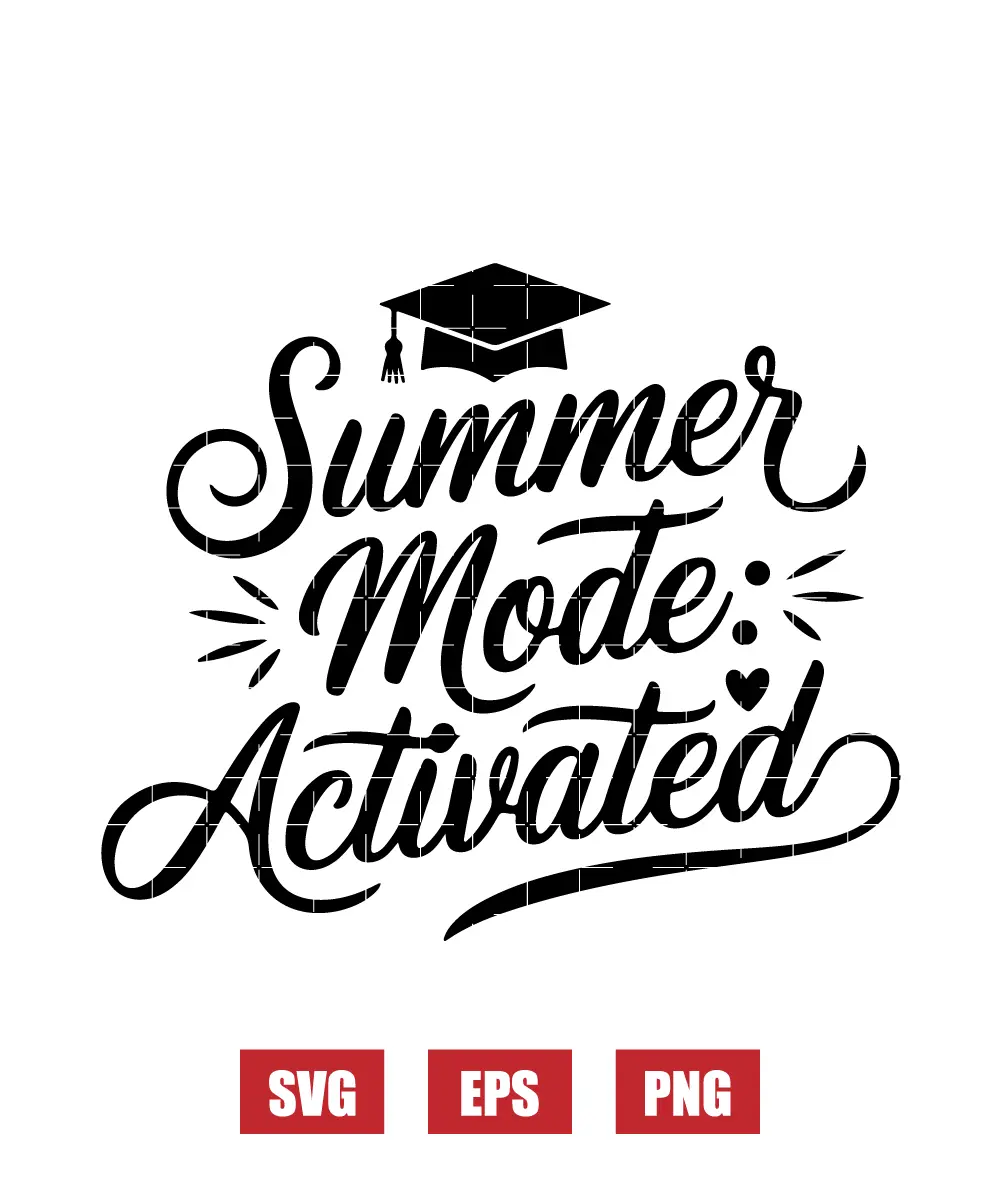 Summer Mode: Activated! Svg