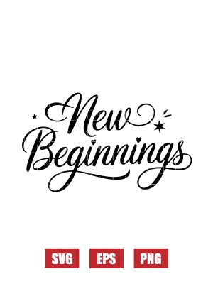 New Beginnings Svg
