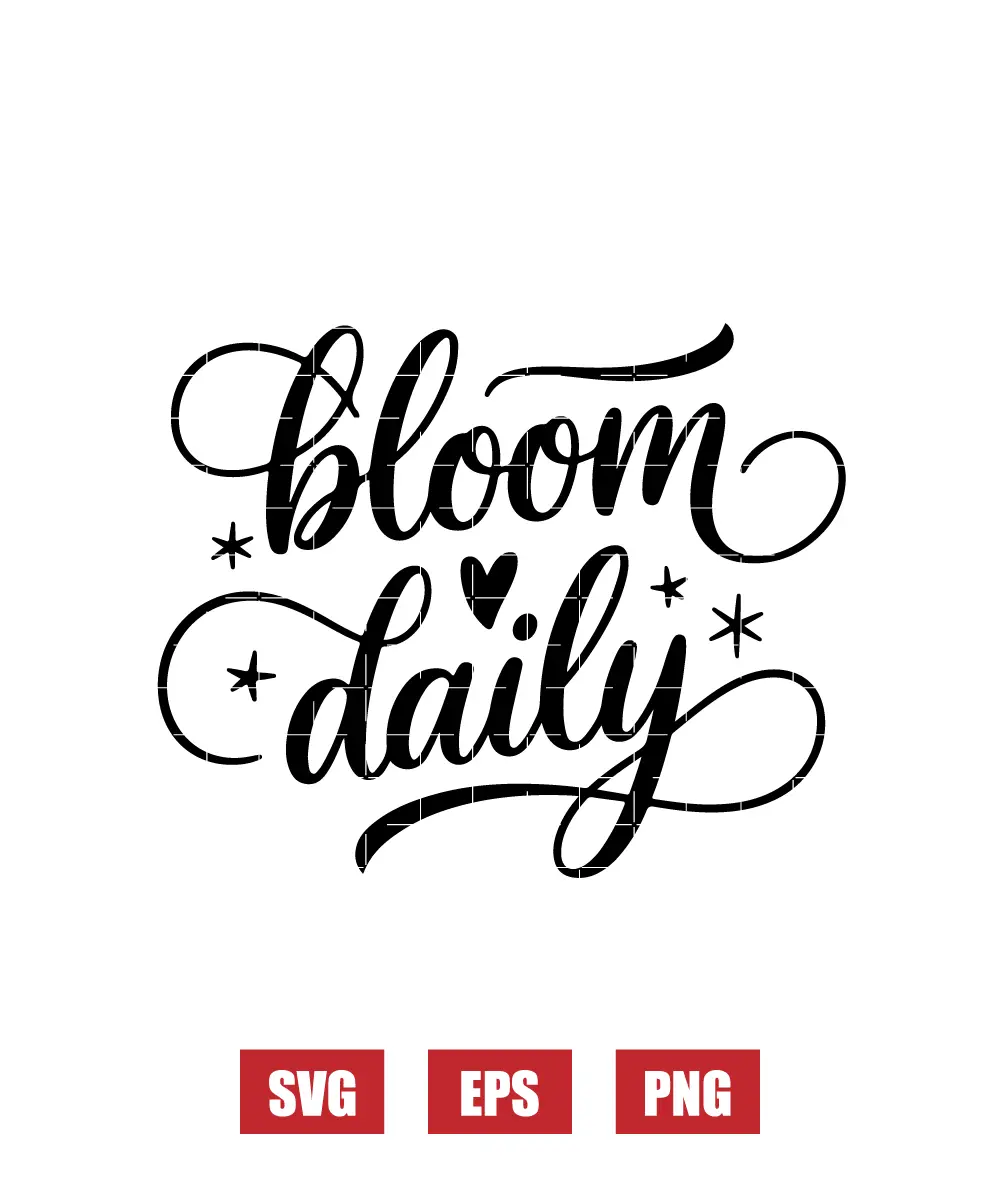 Bloom Daily Svg