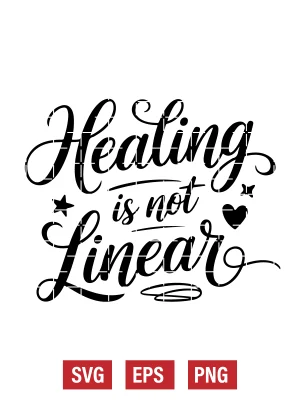 Healing Is Not Linear Svg