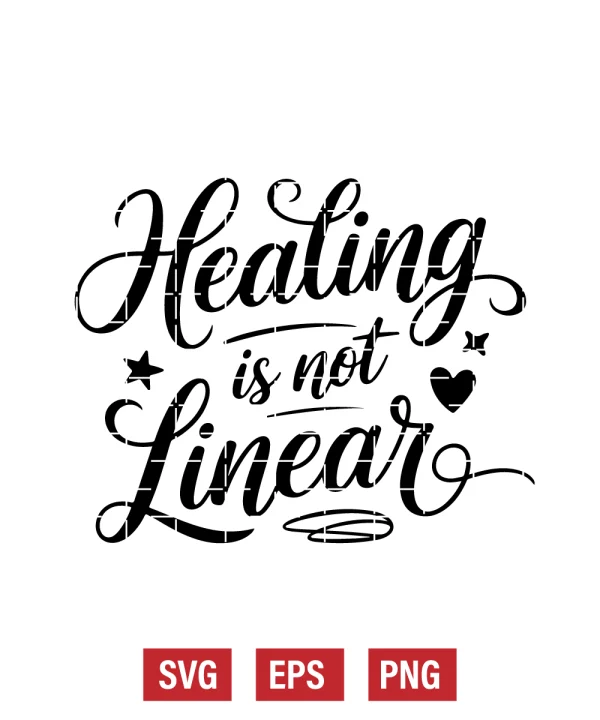 Healing Is Not Linear Svg