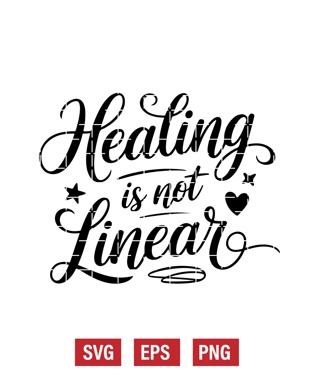 Healing Is Not Linear Svg