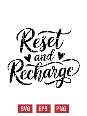Reset and Recharge Svg