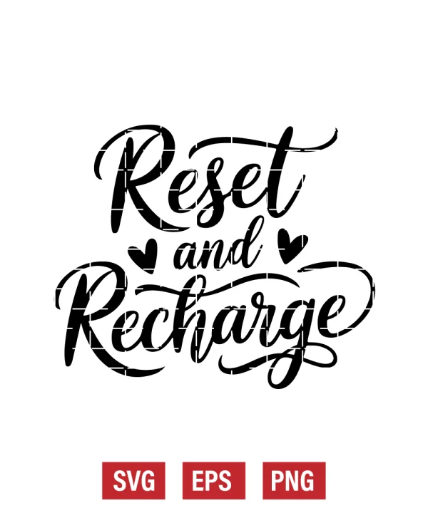 Reset and Recharge Svg