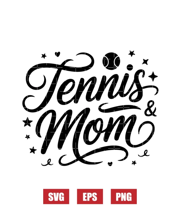 Tennis Mom Svg