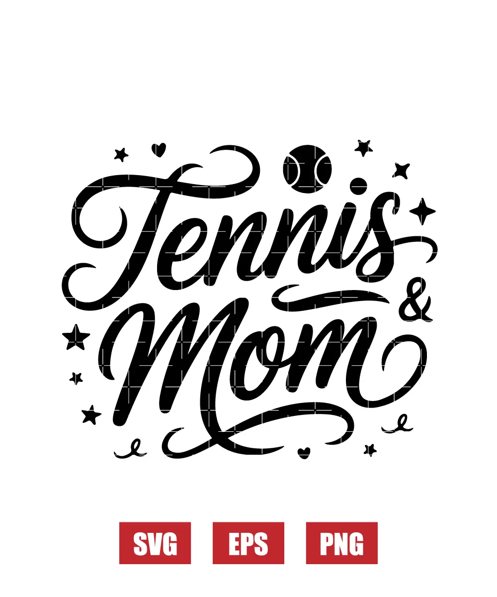 Tennis Mom Svg