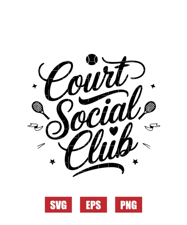 Court Social Club Svg