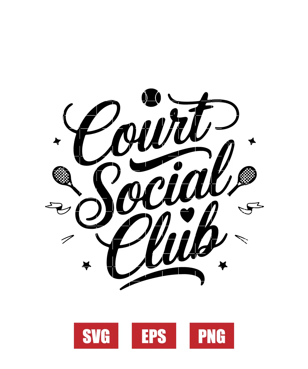 Court Social Club Svg