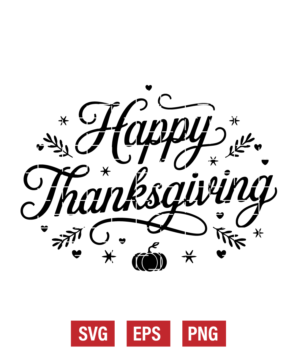 Happy Thanksgiving Svg