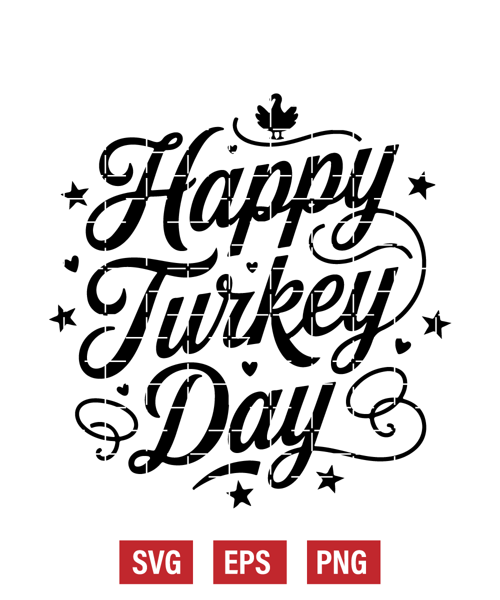 Happy Turkey Day Svg