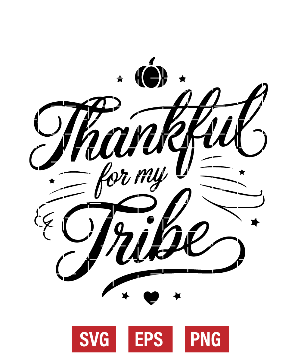 Thankful for my tribe Svg