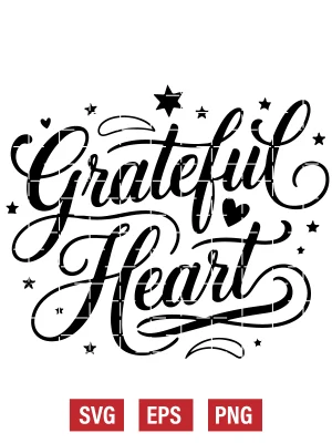 Grateful Heart Svg