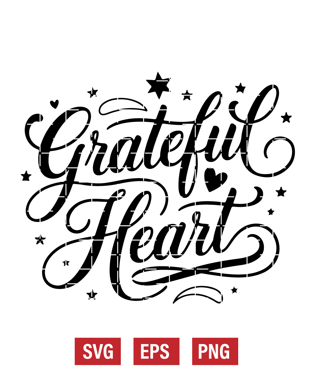 Grateful Heart Svg