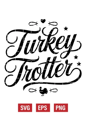 Turkey Trotter Svg