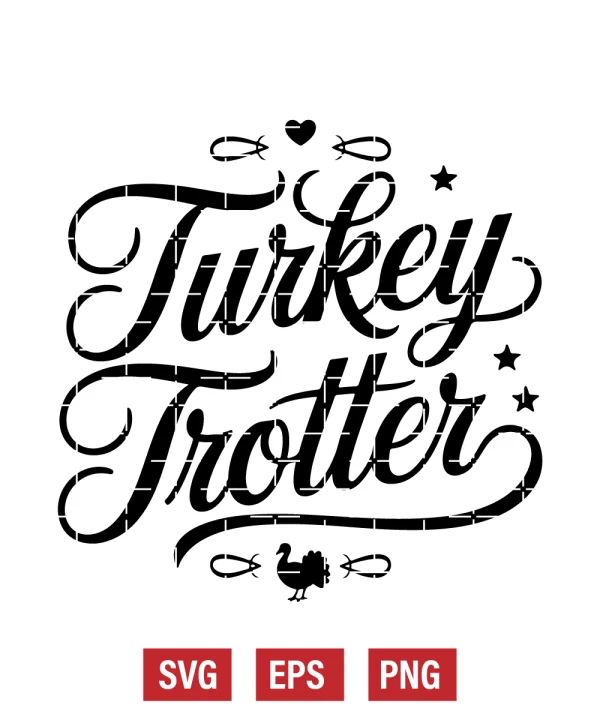 Turkey Trotter Svg