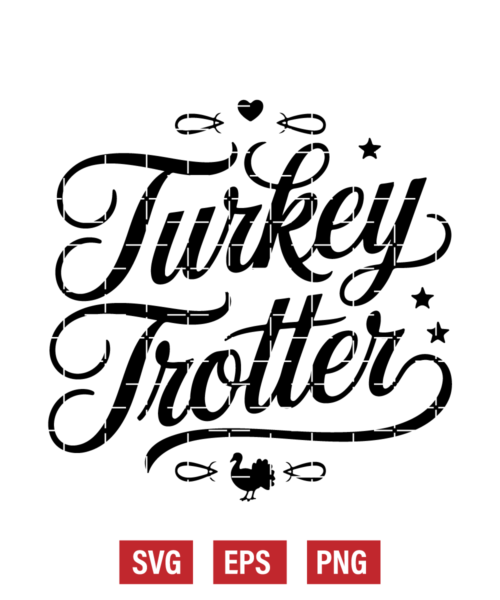 Turkey Trotter Svg
