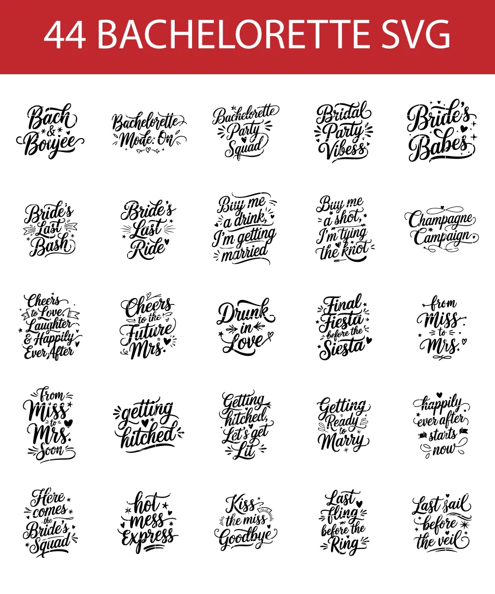 best bachelorette svg bundle