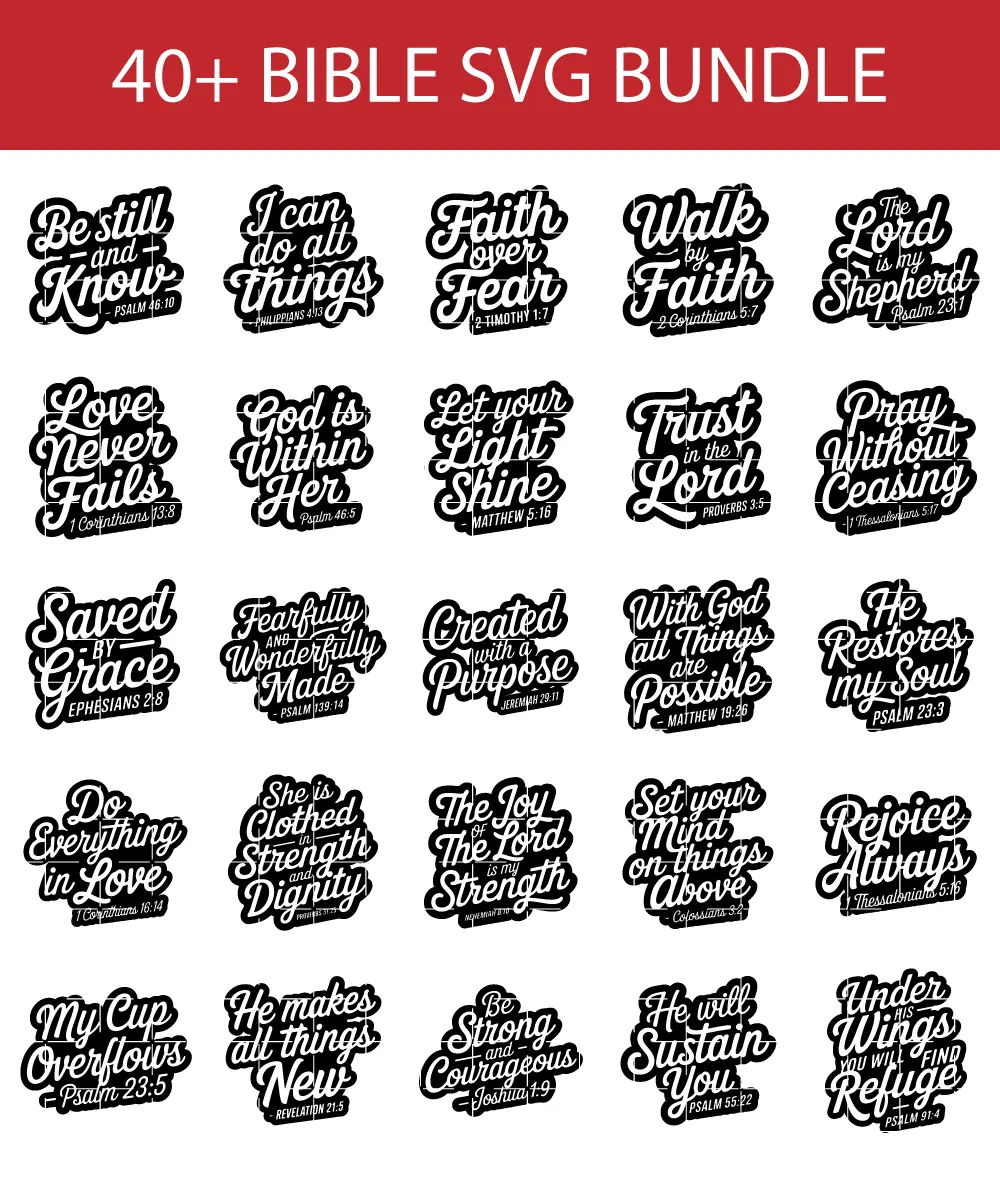 best bible svg bundle
