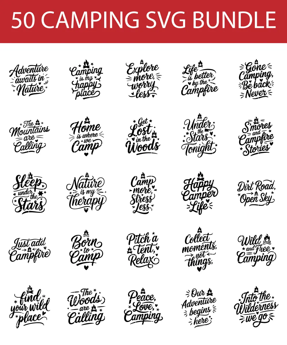 best camping svg bundle