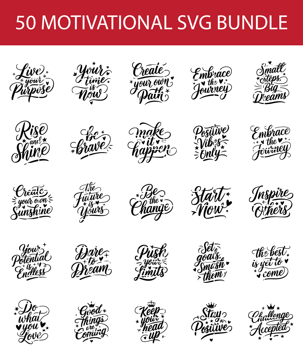 best motivational svg bundle