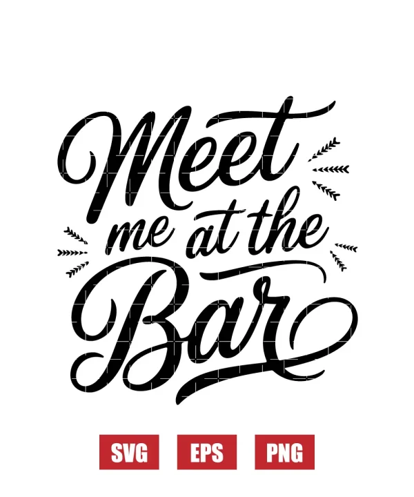 Meet Me At The Bar Svg